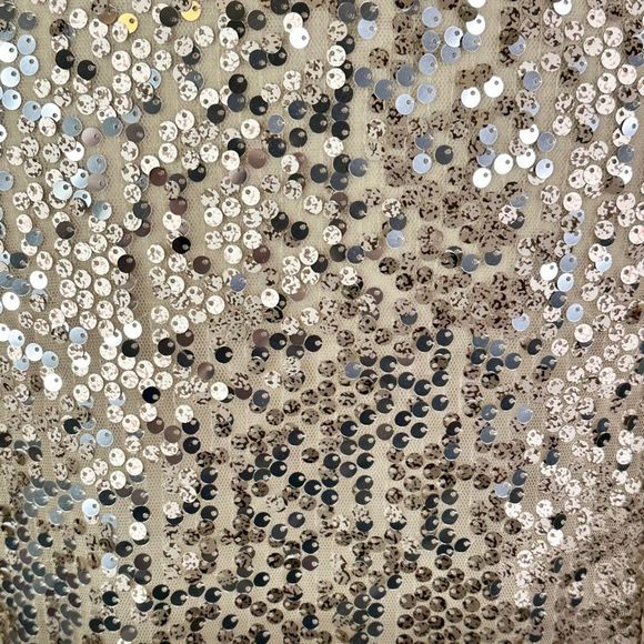 Joyfolie x Mia Joy Michaela Vintage Gold Sequin Cardigan - Size Small - Picture 2 of 9